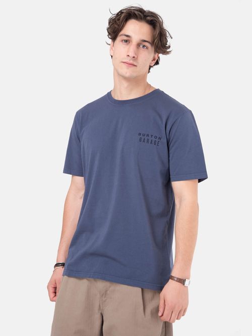 Polera M/C Hombre Trace Azul Burton