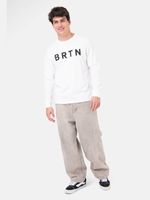 Polera M/L Hombre BRTN Blanco Burton