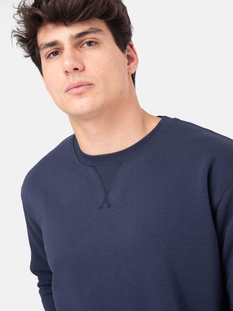 Poleron Hombre Basic Crew Azul Burton