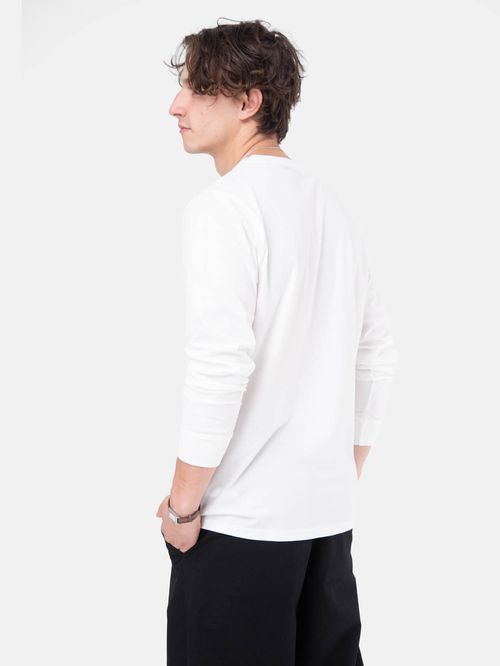 Polera M/L Hombre Colfax Blanco Burton