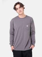 Polera M/L Hombre Colfax Gris Burton