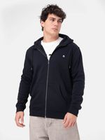 Poleron Hombre Emblem Full Zip Gris Oscuro Burton