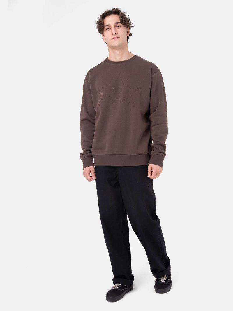 Poleron Hombre Mountain Crew Café Burton