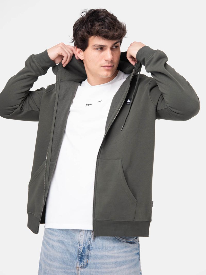 Poleron Hombre Emblem Full Zip Verde Burton
