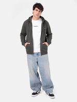 Poleron Hombre Emblem Full Zip Verde Burton