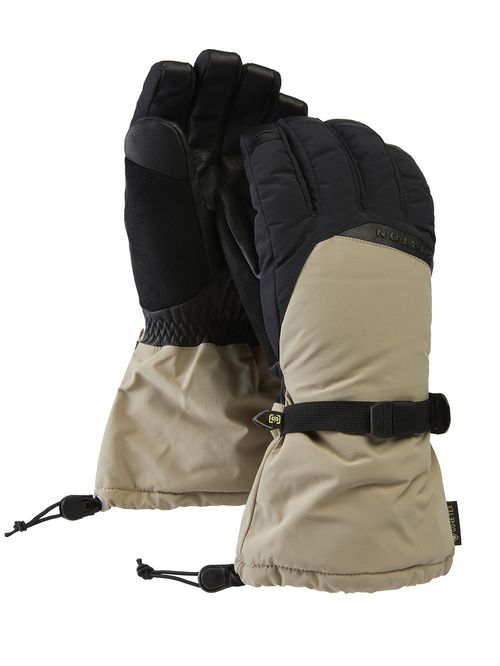 Guante de nieve hombre deluxe gore-tex beige crudo burton